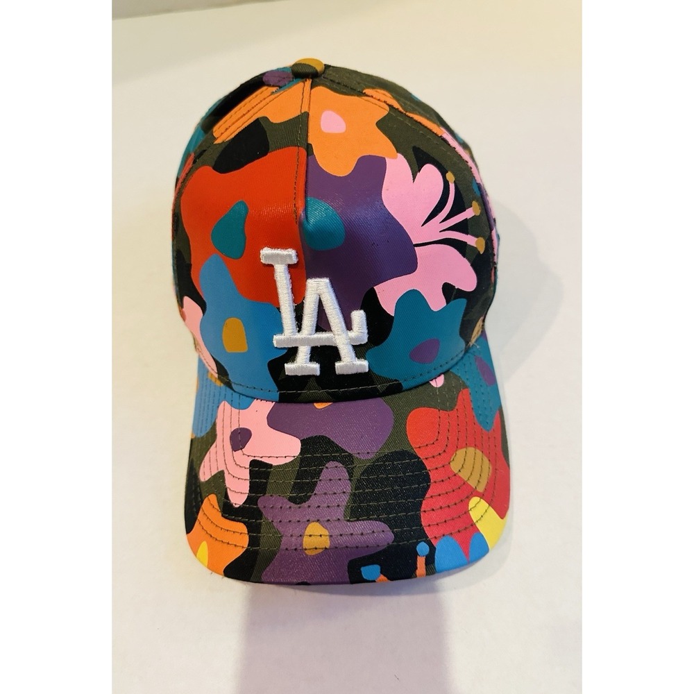 Los Angeles Dodgers LA Hat Floral New Era 9Forty New Tags One Size Adjustable
